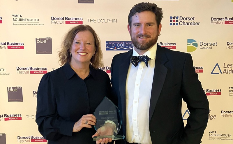 Christine and Josh Dorset Business Awards 2023