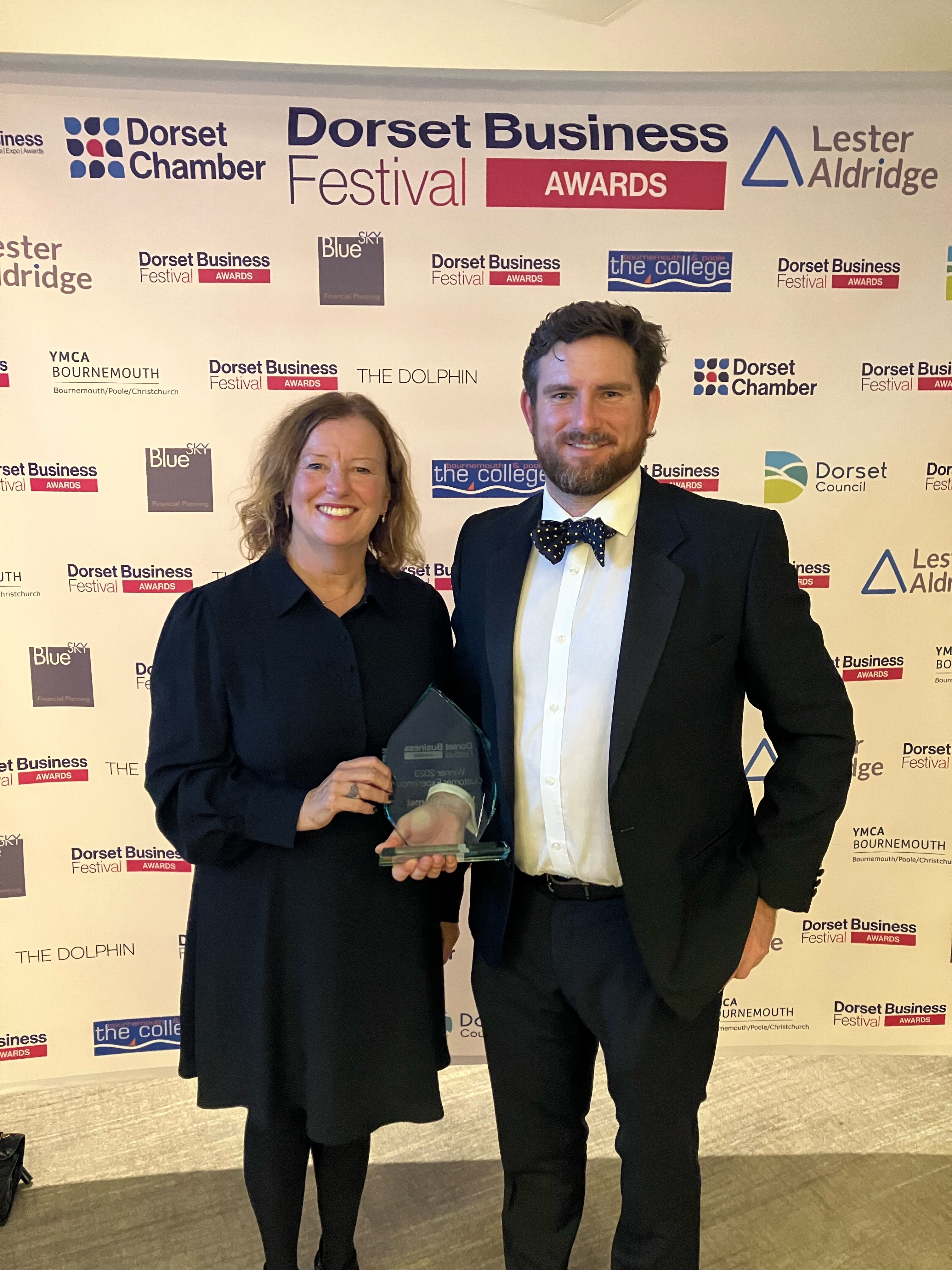 Christine and Josh Dorset Business Awards 2023